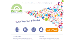 Desktop Screenshot of lothianbroadband.com